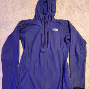 The North Face Blue Half Zip Hoodie